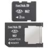 2GB MEMORY STICK PRO DUO Sandisk pomnilniška kartica M2 + adapter