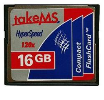 CF spominska kartica 16GB HyperSpeed 120x TakeMS