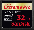 Compact Flash kartica SanDisk 32 GB EXTREME Pro 600 X hitrost