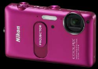 Digitalni fotoaparat Nikon Coolpix S1200pj, Rožnat