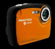 Digitalni fotoaparat Praktica DPIX 5000WP, oranžen