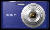 Digitalni fotoaparat Sony DSC-W610, Modr