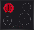 Indukcijska steklokeramična kuhalna plošča Siemens EH651TF11E