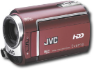 JVC GZ-MG 330 digitalna videokamera rdeča