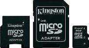 KINGSTON MIKRO SDHC KARTICA 4GBCL4 DUAL