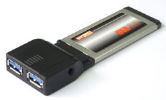 Kartica ExpressCard USB 3.0 2-port ST-Lab