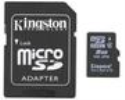 MICRO SD 8GB Kingston spominska kartica + adapter SD