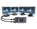 Matrox QID P256PRO 256MB,4xDVI 1600x1200, PCI-X