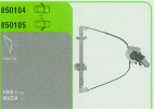 Mehanizem dviga stekla Ford Fiesta 96-02 3V VALEO