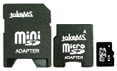 MicroSD spominska kartica 8GB HC 3v1 Class 4 TakeMS 4045405320472