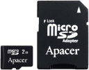 Micro Secure Digital (microSD) kartica Apacer 2GB + adapter SD