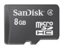 Micro Secure Digital (microSD) kartica SanDisk 8GB (SDHC)