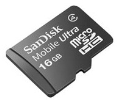 Micro Secure Digital (microSD) kartica SanDisk Ultra 16GB