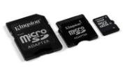 Micro Secure Digital (microSDHC) kartica Kingston 16 GB + 2 x adapter (SDC10/16GB-2ADP)