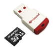 Micro Secure Digital (microSDHC) kartica Transcend 4 GB + 1x adapter (TS4GUSDHC6-P3)