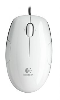 Miška Logitech LS1 Laser Mouse, bela, USB