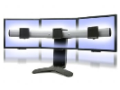 Namizni nosilec Ergotron LX Triple Display Lift Stand (črn)