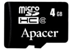 Pomnilniška kartica microSD HC 4GB APACER class 4