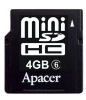 Pomnilniška kartica mini SD HC 4GB APACER