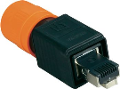 RJ45 Industrijski konektor IP67 V4 1401445012KE, črn, BTR Netcom