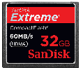 SanDisk Compact Flash (CF) EXTREME 32GB spominska kartica