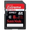 SanDisk Secure Digital EXTREME HD 8GB spominska kartica