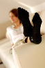 Sissel Pilates Socks, L/XL črne barve