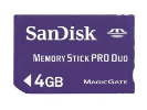 Spominska kartica Memory Stick PRO Duo 4GB SanDisk