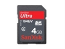 Spominska kartica SanDisk SDHC Ultra 4GB (100x)