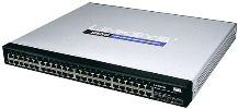 Switch Linksys 48 port 10/100/1000,GBic,SRW2048