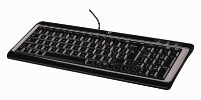 Tipkovnica Logitech Ultra Flat, USB-PS/2, SLO