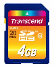 Transcend SDHC 4GB (TS4GSDHC10)