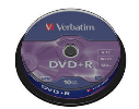 VERBATIM DVD+R 4,7GB 16x 10 medijev