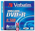 VERBATIM DVD+R 8,5GB Dvoslojni, 8x, single, 10mm