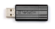 VERBATIM USB KLJUČ PIN STRIPE, ČRN, 32GB, 10MB/4MB