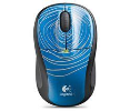 brezžična optična miška M305 Peacock Blue LOGITECH