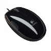 miška laserska, žična LS1 Laser Mouse, črno-rdeča, USB LOGITECH